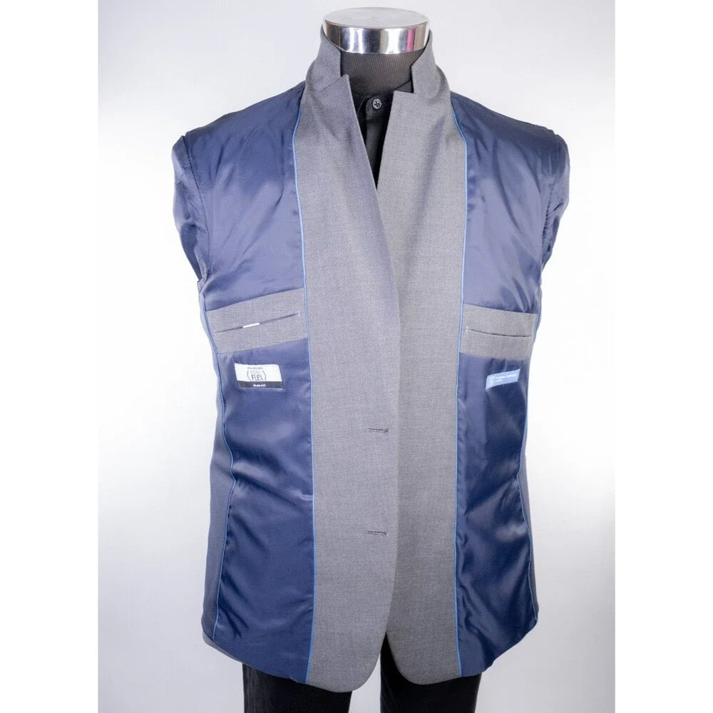 Van Heusen Flex Thermal Comfort Blazer Sport Coat Sz 40R Poly Blend Jacket